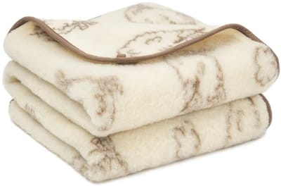 WOOOL Merino Dekentje - SHEEPY (95x135cm) 100% Wol - Wieg Ledikant