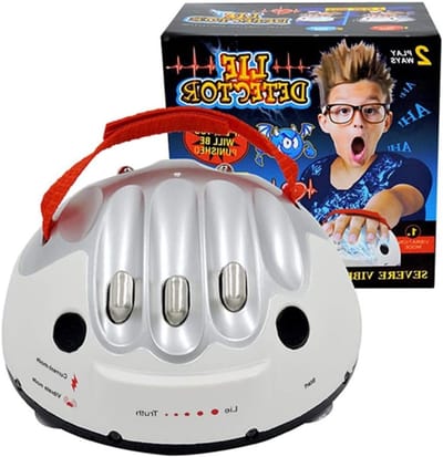 Micro Electric Shock Lie Detector - Spannend Liegen of Waarheid Spel, Vermaak voor Feesten en Groepen, Leuke Grap en Polygraph Game