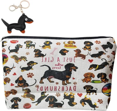 Persoonlijke Make-up Tas voor Meisjes, Toilettas, Cadeau voor Dierenliefhebbers, Cosmetica Organizer en Make-up Accessoires