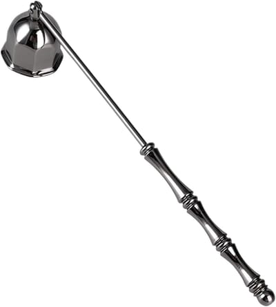 Kaarsblusser Roestvrij Staal - Kaars Accessoire - Kaarsen Doven - Lange Handgreep - 18 cm - Zilverkleurig