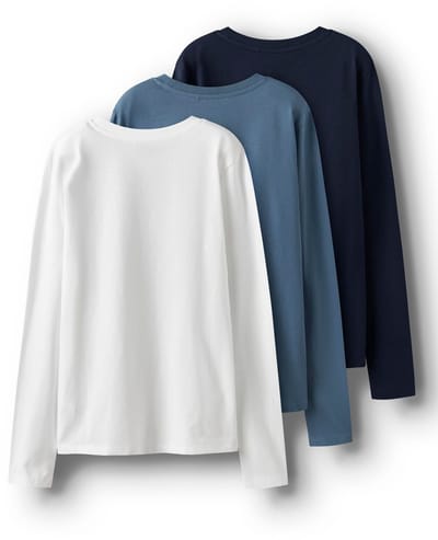 NAME IT - TKMJOX 3P LS TOP NOOS - Jongens - Blouses