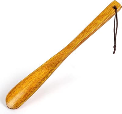 Comfortabele houten schoenlepel voor ouderen, kinderen en volwassenen - Ideaal voor eenvoudig aantrekken van schoenen