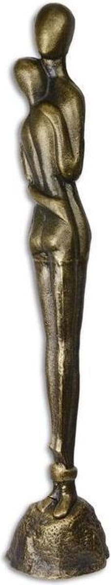 Gietijzeren beeld - Omhelzend stel - Figuratief - 93,4 cm hoog