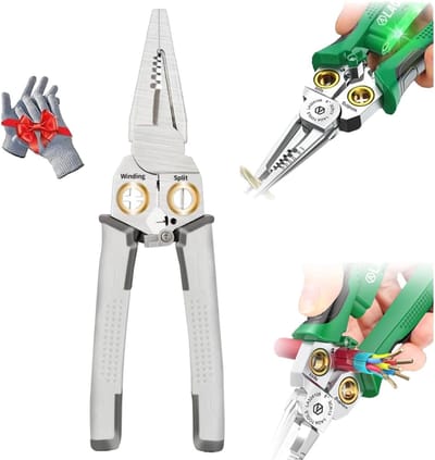 Draadstripper Tang - Elektricien Gereedschap - Bedrading Bewerken - 8-in-1 Functie - 207 cm Lengte