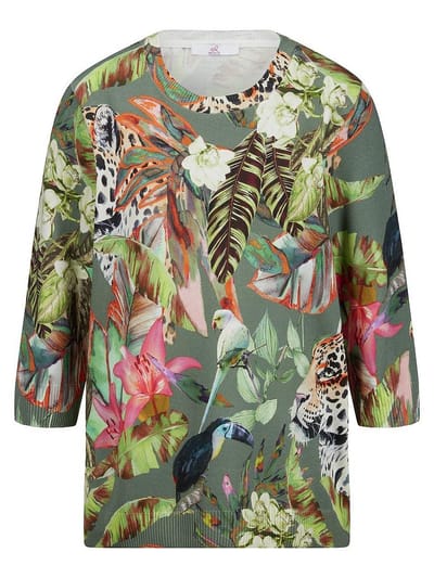Trui ronde hals Van Emilia Lay multicolour