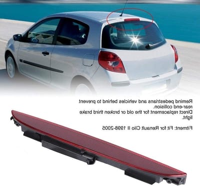 High Mount Remlicht LED voor Renault Clio II (1998-2005) - Derde Stoplicht en Achterlicht met Eenvoudige Installatie