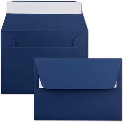 200x C6 Enveloppen Nachtblauw 11,4 x 16,2 cm - Zelfklevend voor Wenskaarten en Uitnodigingen