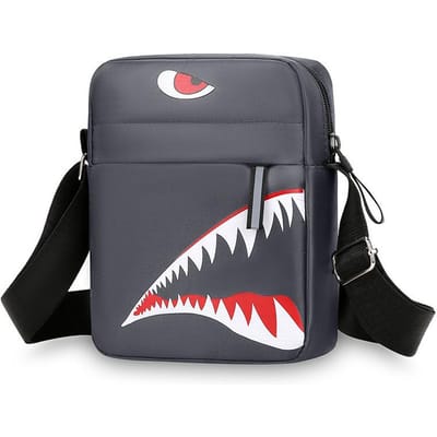 Heren Messenger Bag Crossbody Schoudertassen Heren Kleine Sling Pack Voor Werk Zaken Waterdichte Oxford Packs Satchel Portemonnee 19*15*6cm grijs