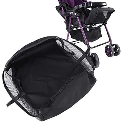 Dailygoods- Kinderwagenmand Stevig en Duurzaam - Opbergtas - Organizer - Draagbaar - Lichtgewicht - Geschikt voor Veel Kinderwagens