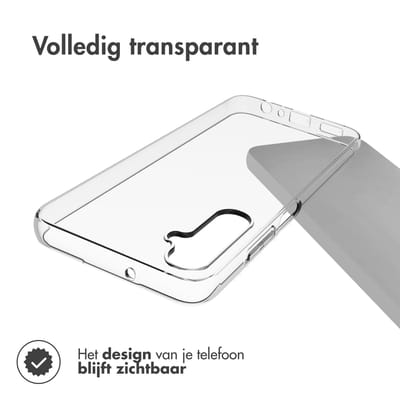 Accezz Hoesje - Geschikt voor Samsung Galaxy A05s - Clear Backcover - Transparant