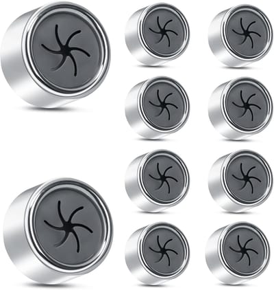 Keukendoekhouders - Handdoekhaken - Keuken en badkamer - Zonder boren - 4 x 4 x 22 cm - Zilver