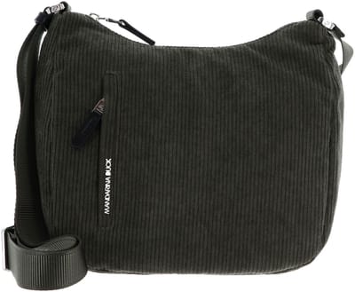 MANDARINA DUCK schoudertas Hunter Velvet Hobo Bag Pirite donkergroen