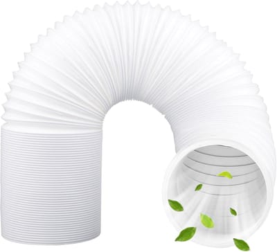 Flexibele Afvoerslang PVC Afzuigslang voor Airco en Droger - 15 cm x 200 cm