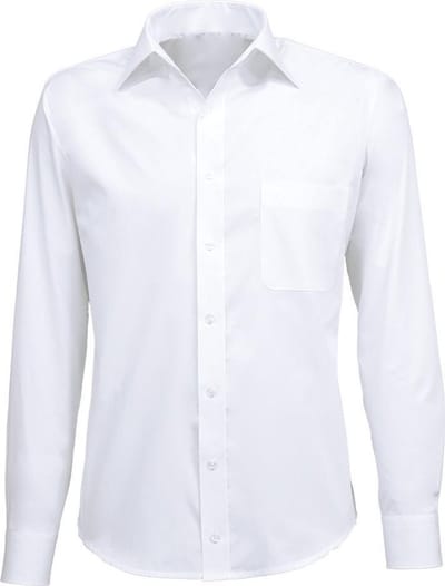 Giovanni Capraro Heren Overhemd Wit Semi Spread ML7 Comfort Fit - 37