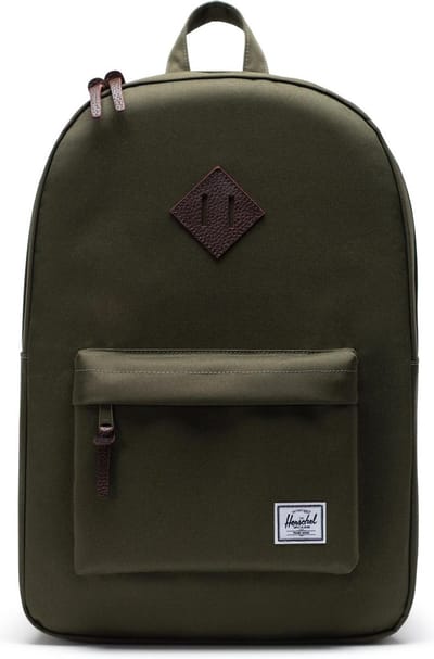 Heritage - Ivy Green/Chicory Coffee / Rugzak - schooltas - laptoptas / 15" Laptopvak - 21.5L opbergruimte / Beperkte Levenslange Garantie / Groen