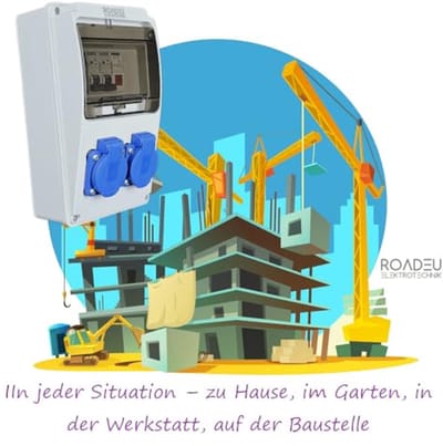 Stroomverdeler 230V met 2x Schuko stopcontacten en LED Lichtmelder