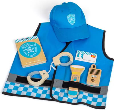 BigJigs politie verkleedkleren kostuum voor kinderen - politie outfit.