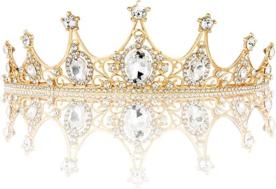 Luxe Kristallen Kroon Tiara voor Dames - Bruiloft, Feest & Verjaardag Haaraccessoire