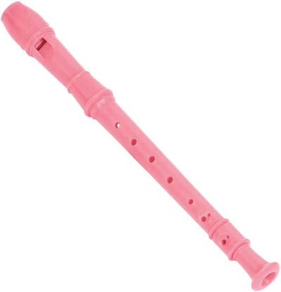 Kinderblokfluit - Muziekfluit ABS - Muziek Leren - Nauwkeurige Klanken - 32.5cm - Roze