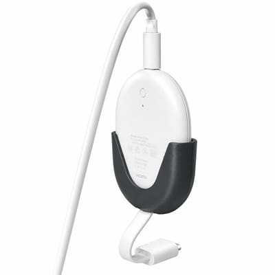 Houder Geschikt voor Google Chromecast met Google TV (Chromecast 4) – Wandhouder – Kabelmanagement Oplossing – TV Mount Zonder Boren – Compact Design – Zwart