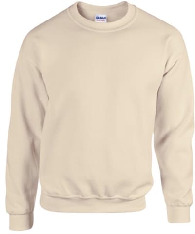 Gildan - Heavy Blend Unisex Sweater - Sand maat 3XL