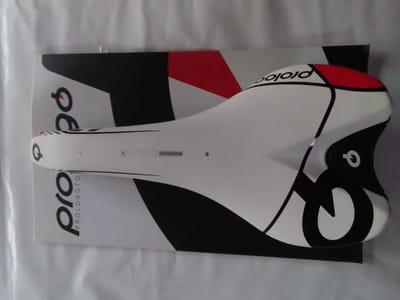 Prologo - Race en MTB zadel - Wit , rood zwart - Scratch 2 - Tirox