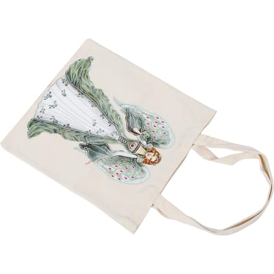 DIY Diamant Schilderen Boodschappentas Strass Schilderen Tote Bag met Handvatten Gereedschap SetBB011