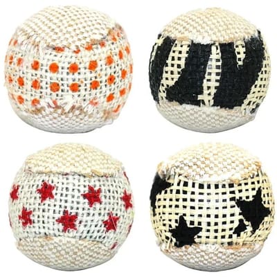 Willekeurige Stijl Kleine Bal Kat Speelgoed Interactief Kat Speelgoed Spelen Kauwen Rammelaar Krabben Vangen Huisdier Kitten Kat Oefenspeelgoed Ballen Gereedschap 1pcs (style random) beige