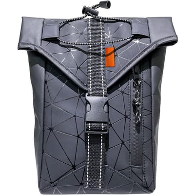 Motorfiets Drop Leg Bag met Reflecterende Strip Waterdicht 2L Taille Pak voor Buiten Wandelen Reizen Vissen gray