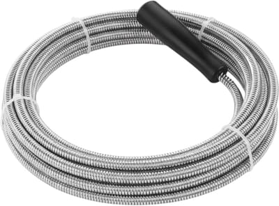 Afvoer Ontstopper - Sanitair Gereedschap - Verstopte Afvoer Verhelpen - Flexibele Stalen Veer - 3 Meter - Zilver