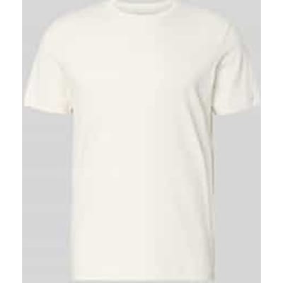 Tom Tailor - Heren t-shirt - Maat L - Mannen - Creme - Bovenmateriaal