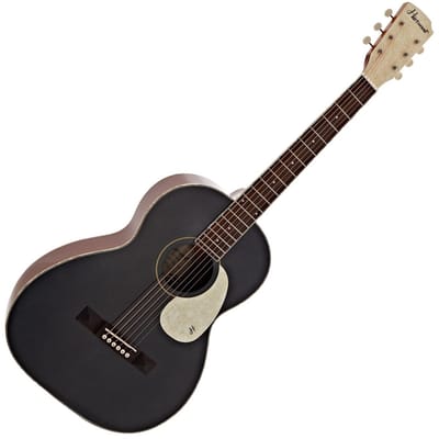 Hartwood Century Parlour Acoustic Guitar, Black