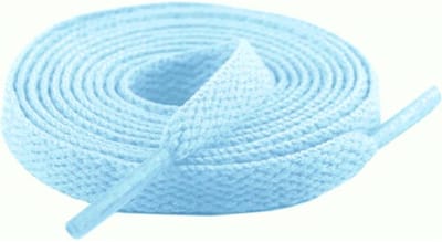 lichtblauwe veters - 120cm - SneakersAdept - Katoen-Nylon - Voor alle sneakers - Geschikt voor Nike modellen