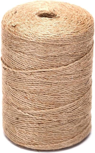 Jute Touw - Ambachtelijk Touw - Decoratief Gebruik - Sterk En Duurzaam - 200 Meter - Natuurlijk