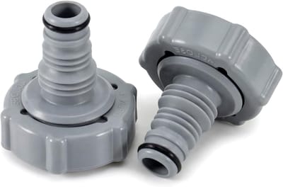 Solidchoice - Set van 2 PVC Zwembad Afvoer Fittingen