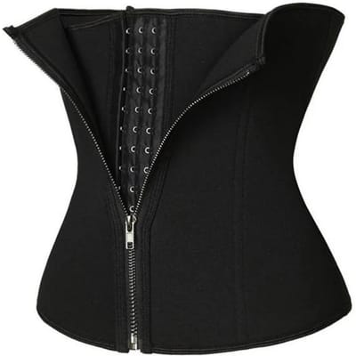 Dames Rugsteunband Sauna Zweet Lage Rug Trainer Gewichtsverlies Korset Slankmakende Buikhoes Buiktrimmer Cincher Sportgordels XXXL zwart