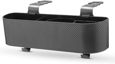 Multifunctionele Achterbank Organizer voor Auto met Bekerhouder, Opbergruimte en Haakjes voor Kinderen, Ideaal voor Snacks en Telefoons tijdens Reis