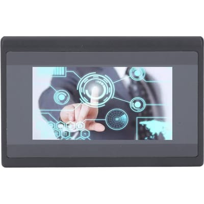 Écran tactile PLC 4,3 pouces HMI 600 MHz CPU ARM9 8 Mo de mémoire DDR2 Sortie relais 12 entrées 10 sorties PLC tactile