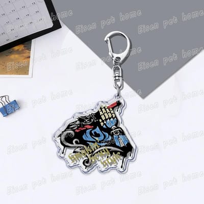Porte-clés populaires Devil Dmc pour Accessoires Sac Dante Vergil Nero Sparda Lady Porte-clés de Jeu Anneau Bijoux Cadeaux Porte-clés gray