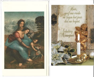 Kerstkaarten nu. 38 10 stuks
