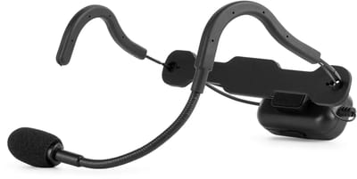 Headset microfoon - Vonyx WSH20 - Draadloze sport headset - UHF - Met opbergtas - Voor sportlessen en presentaties