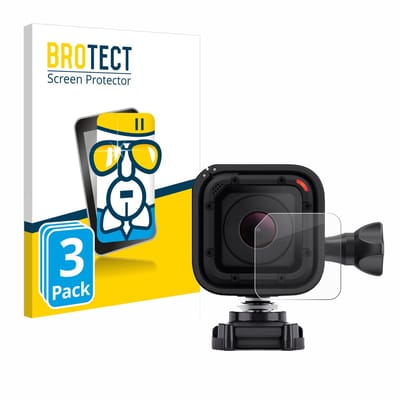 Screenprotector 3 Stuks voor GoPro Hero 4 Session Lens (Behuizing) Beschermglas transparant