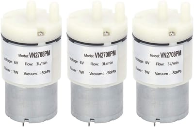 Dailygoods- Luchtpomp Ultra Stille Micro - Mini Vacuümpomp - Membraanpomp - Waterpomp - 3W Vermogen - Compact en Duurzaam