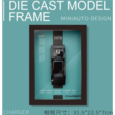 1:Version Cadre 32 Po Alliage Métal Modèle de Voiture de Sport Simulation Voiture de Course 3D Peinture Suspendue Collection Cadeaux Décoratifs pour Enfants