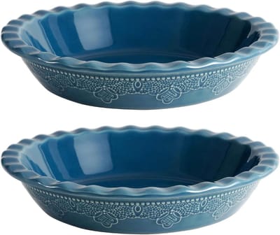 Taartvorm Set - Pasteivormen - Taarten Bakken - Ovenbestendig Vaatwasserbestendig - Set van 2 - Blauw