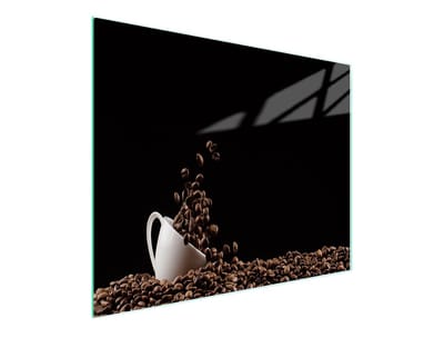 TMK ArtDeko - Snijplank - Glazen Plaat - 52x30 cm - Koffie