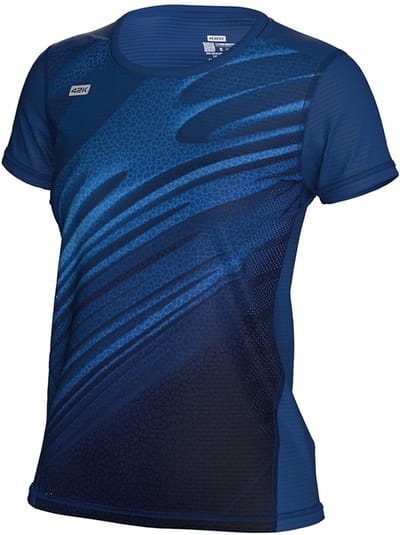 42k Running Deep T-shirt Met Korte Mouwen Blauw S Vrouw