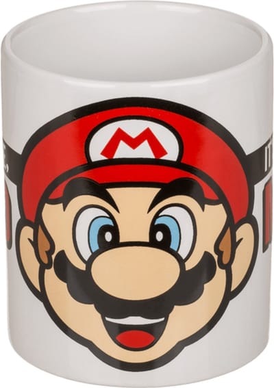 Out of the Blue - Super Mario - Mok - Keramisch - 325ml - Nintendo Cadeau - 10cm Hoog