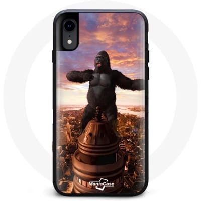 Coque - King Kong - Iphone XR - Souple - Noir - Protection contre les chocs
