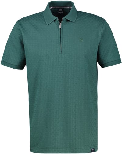 LERROS Poloshirt met kraag met ritssluiting, grote maten , Maat: 3XL , Kleur: SOFT TEAL , 100% katoen